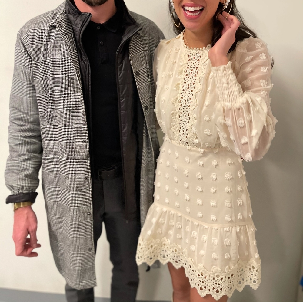 Lulus Cream Mini Dress